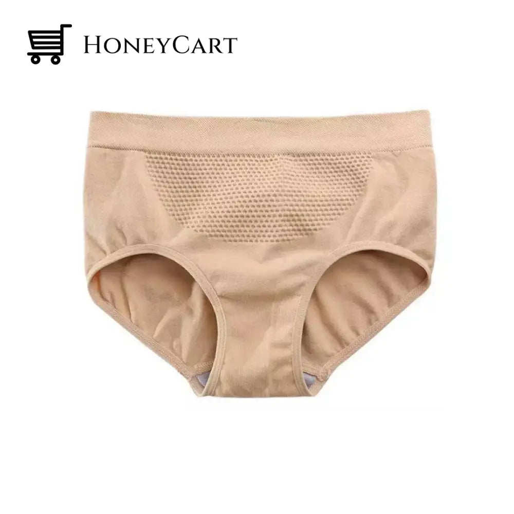 Womens Breathable Panties With Honeycomb Structure Skin