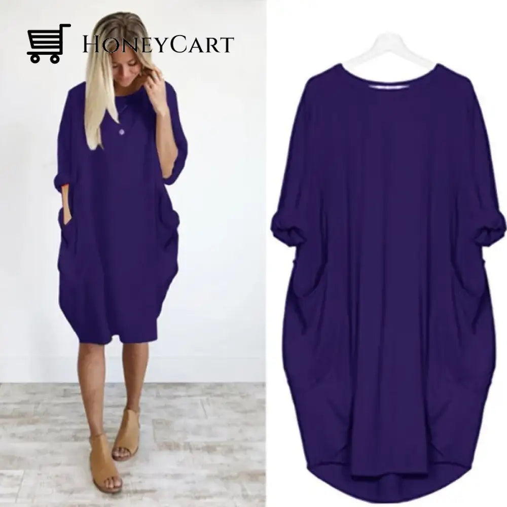 Womens Casual Solid O Outline Dress Tool
