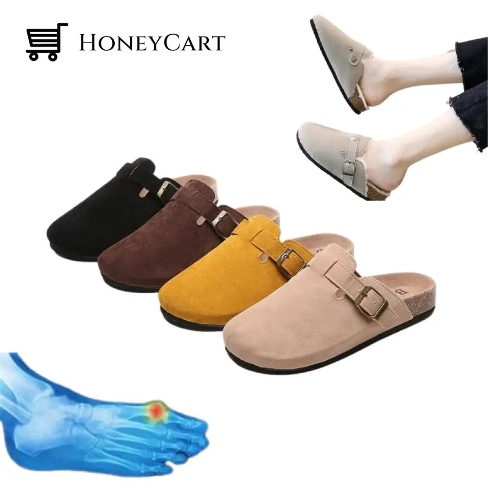 Womens Clogs Non-Slip Shoes For Bunions And Wide Feet