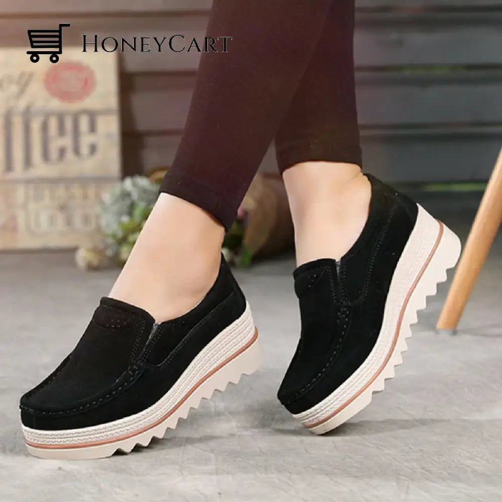 Womens Flat With Platform Shoes