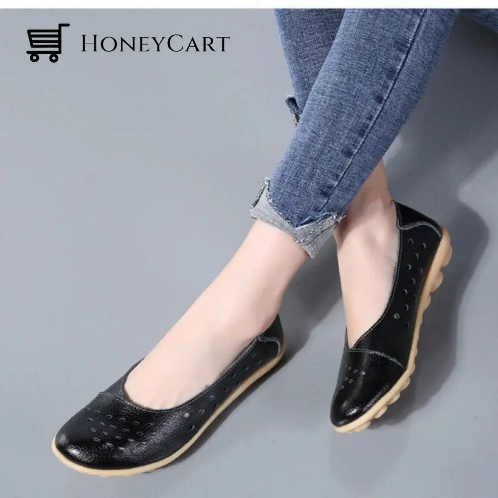 Womens Flats For Bunions Black / 4