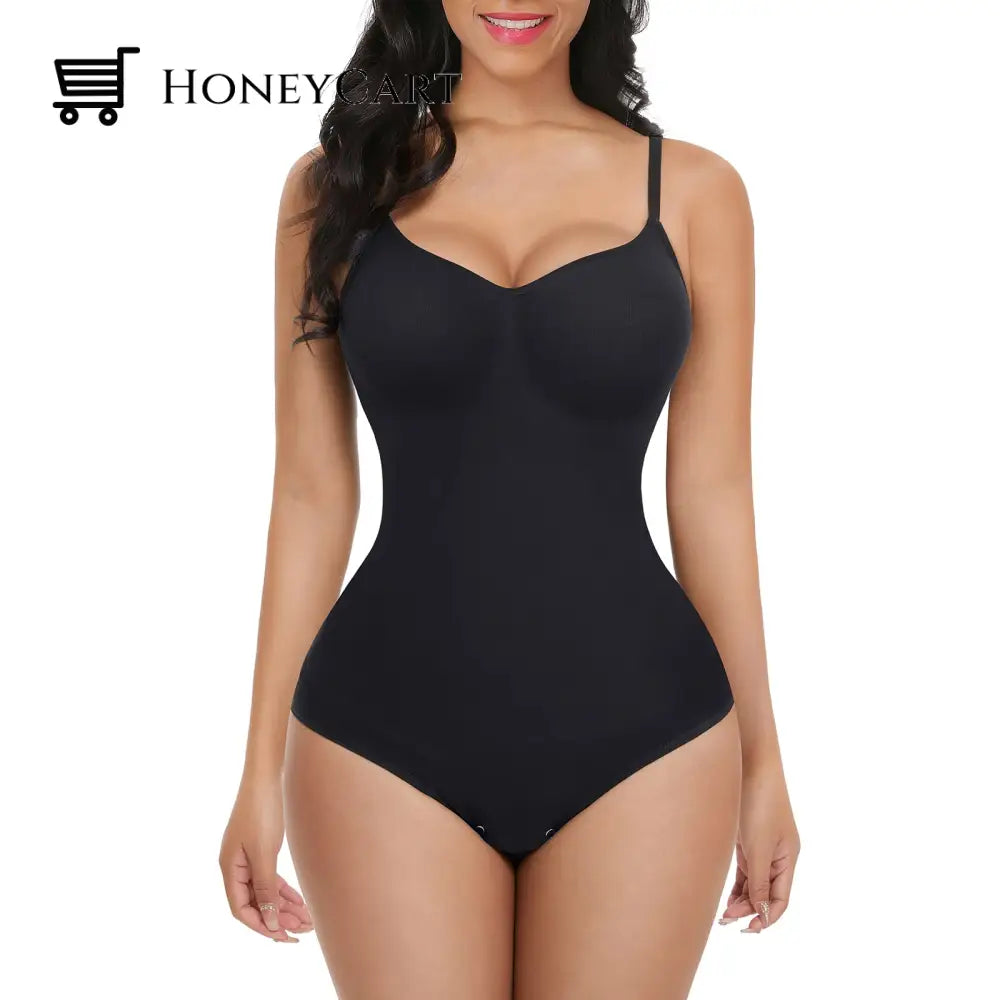 Womens Hip Lifting Shape One Piece Shapewear Black / L