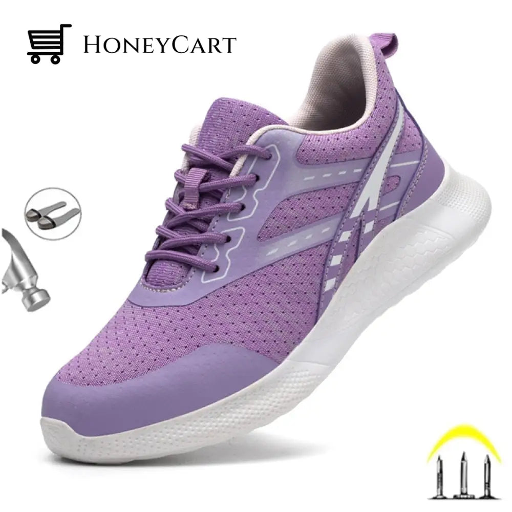 Womens Indestructible Steel Toe Cap Safety Sneaker