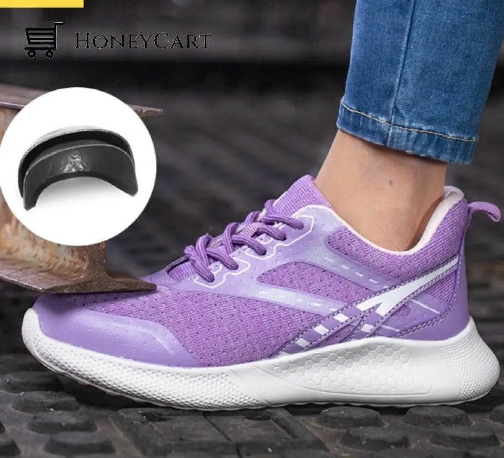 Womens Indestructible Steel Toe Cap Safety Sneaker