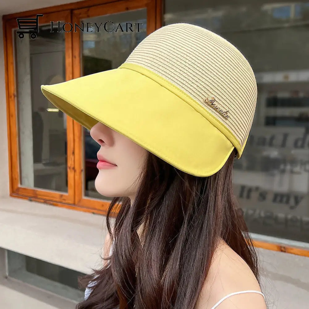 Womens Large Brim Sunscreen Hat