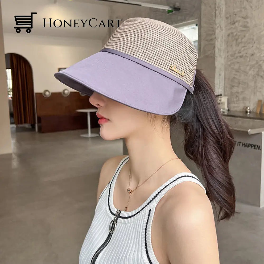 Womens Large Brim Sunscreen Hat