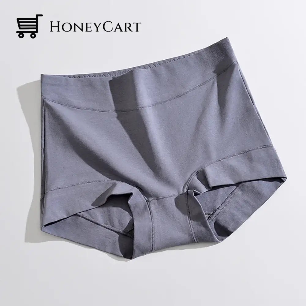 Womens Large Size High Waist Cotton Graphene Crotch Antibacterial Panties Underwear