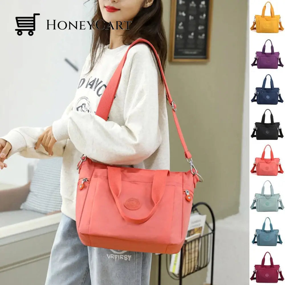 Womens Multicolor Large Capacity Tote Bag