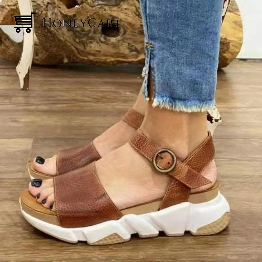 Womens Platform Casual Sports Sandals