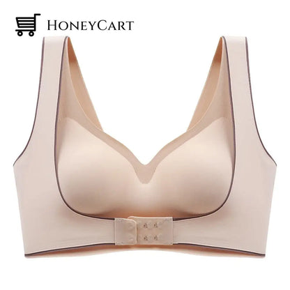 Womens Push-Up Latex Bra Beige / M