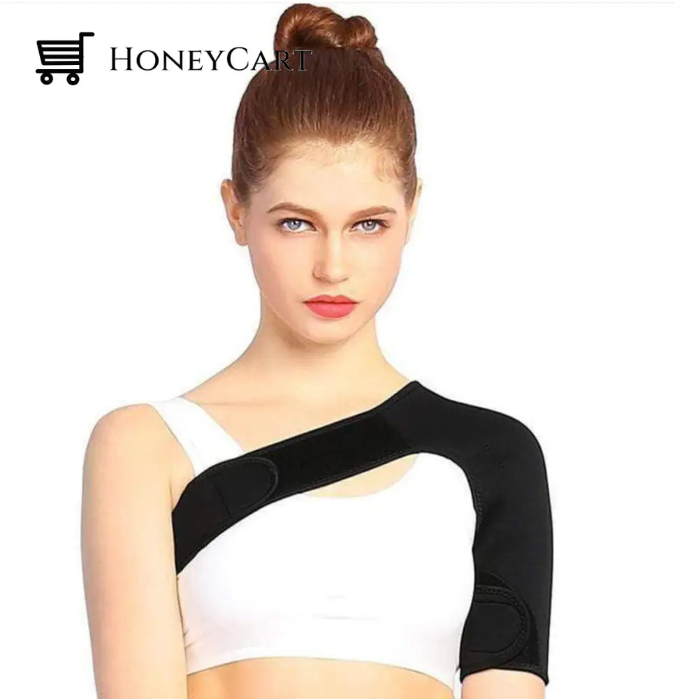 Womens Shoulder Brace Compression Sleeve Support Strap