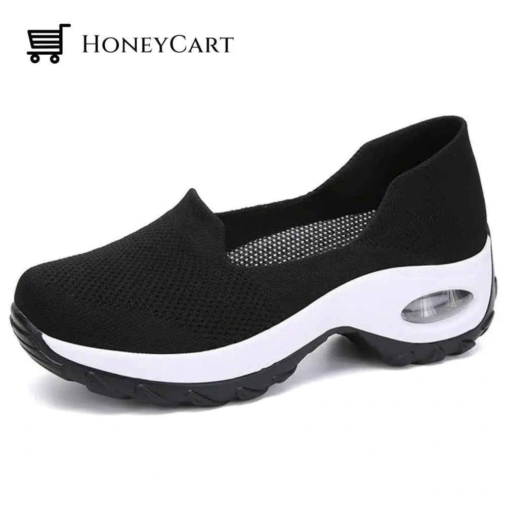 Womens Slip-On Sneakers Black / Uk 3 | Us 5 Eu 36