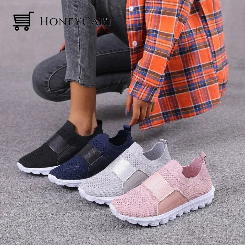 Womens Slip-On Sneakers Bunion Correction Shoes