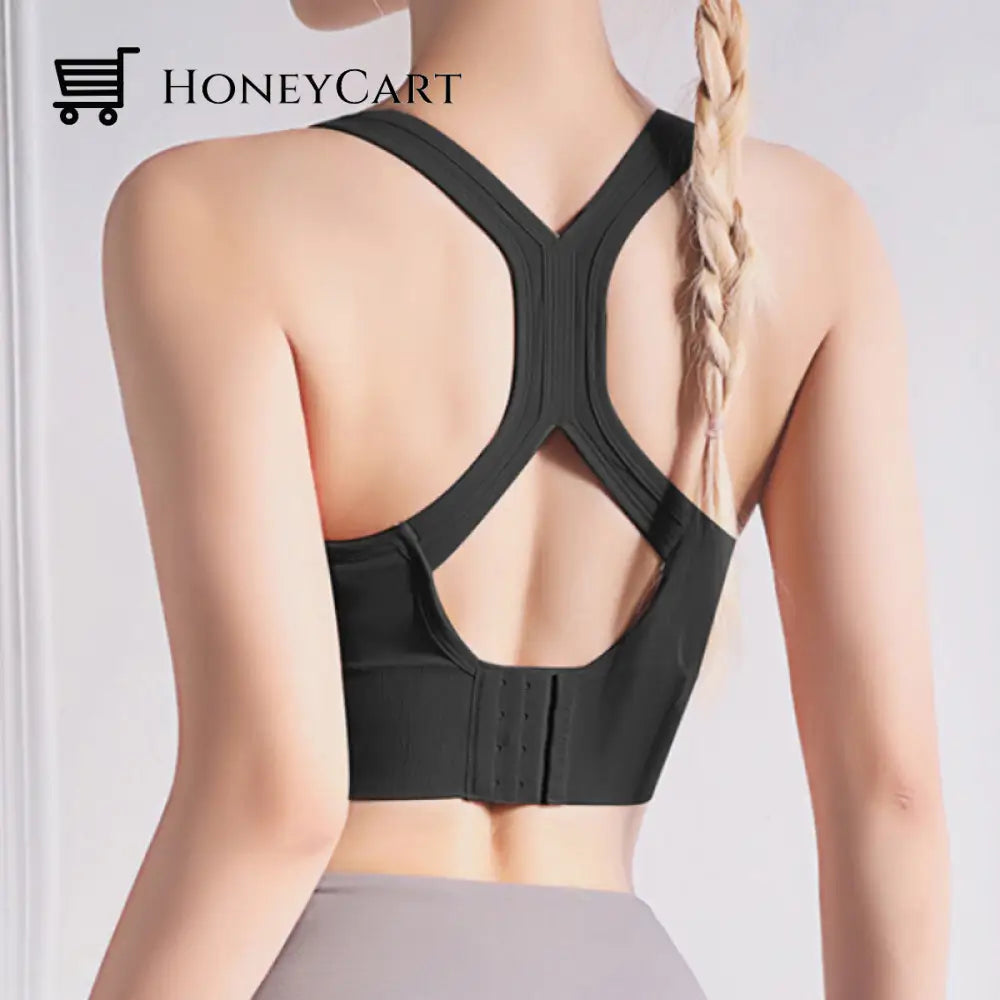 Womens Solid Color Sports Bra