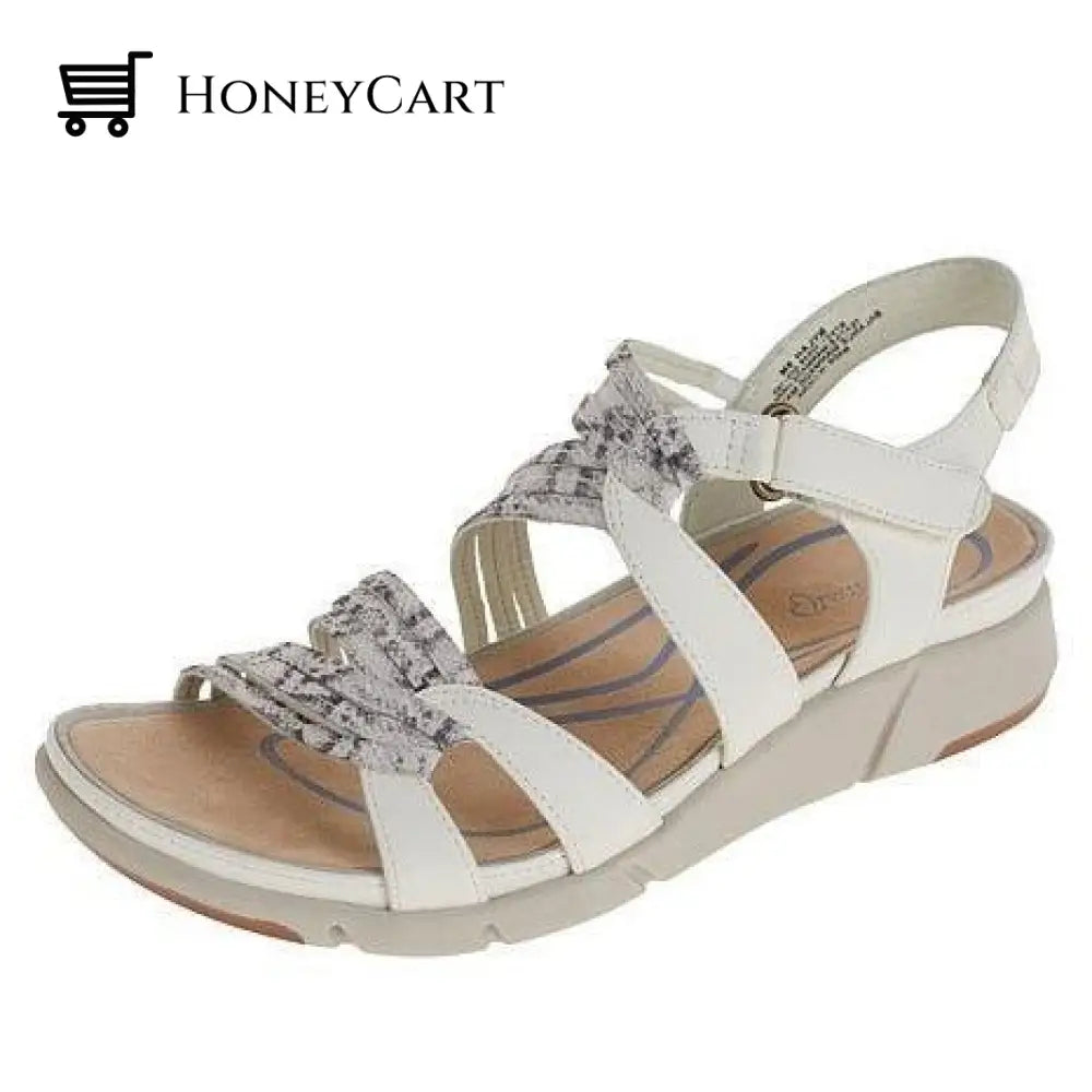 Womens Strappy Wedge Sport Sandal