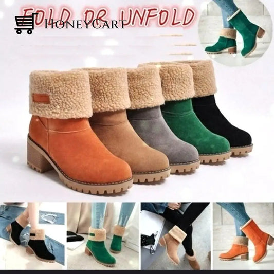 Womens Winter Boots With Fur For Warm Toes