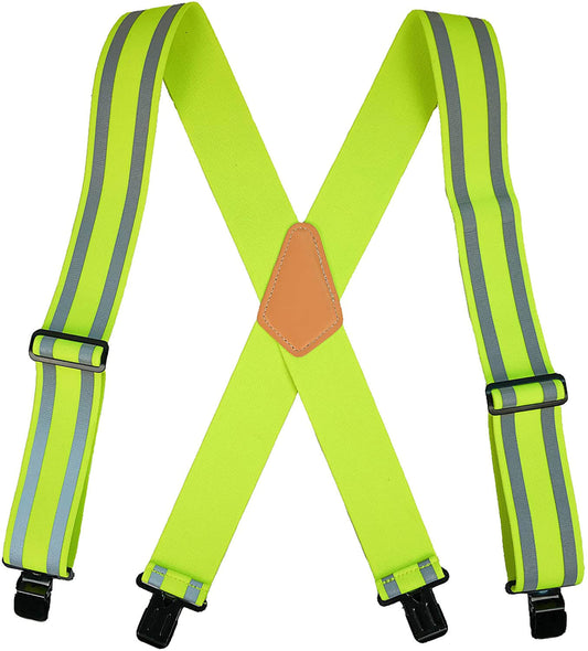 Safety Reflective Suspender Safety & High Visibility Men Work Suspender