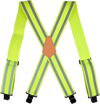 Safety Reflective Suspender Safety & High Visibility Men Work Suspender