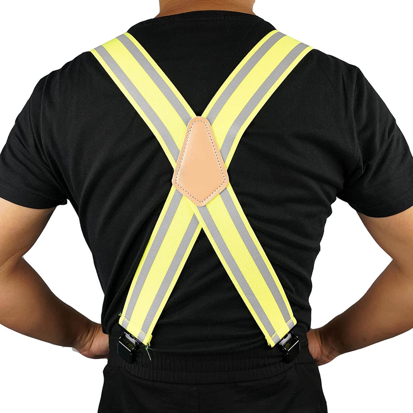 Safety Reflective Suspender Safety & High Visibility Men Work Suspender