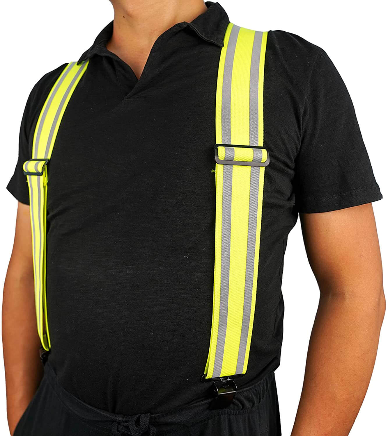 Safety Reflective Suspender Safety & High Visibility Men Work Suspender