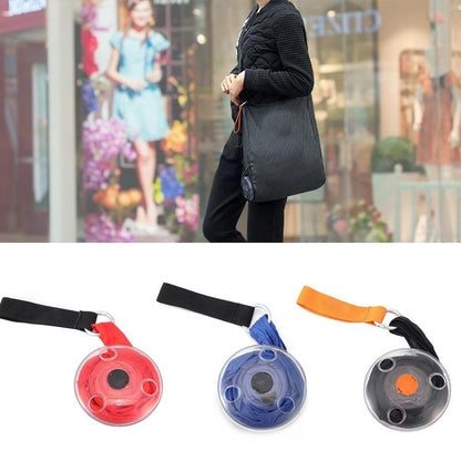 Portable Telescopic Shopping Bag Small Disc Shopping Bag Foldable Reusable