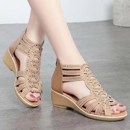 Ladies Soft Sandals Roman Shoes