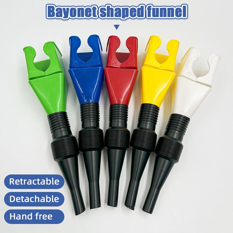 Retractable Auto Fuel Funnel