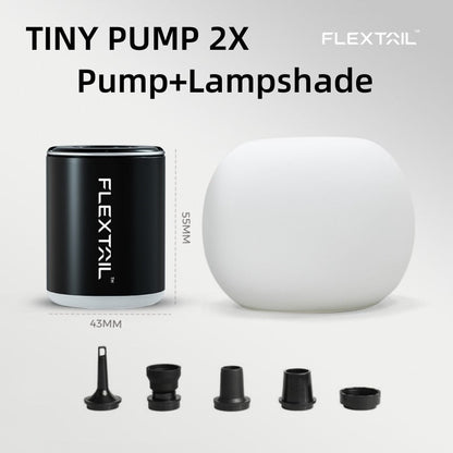 TINY PUMP 2X - Ultimate 3-in-1 Outdoor Pump with Camping Lamp