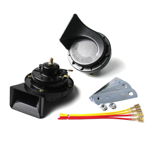 12V Auto & Motorcycle Horn Electric Snail Dual Honks Kit