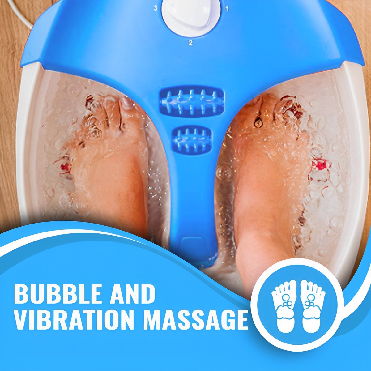 Foot Spa Bath Massager At Home